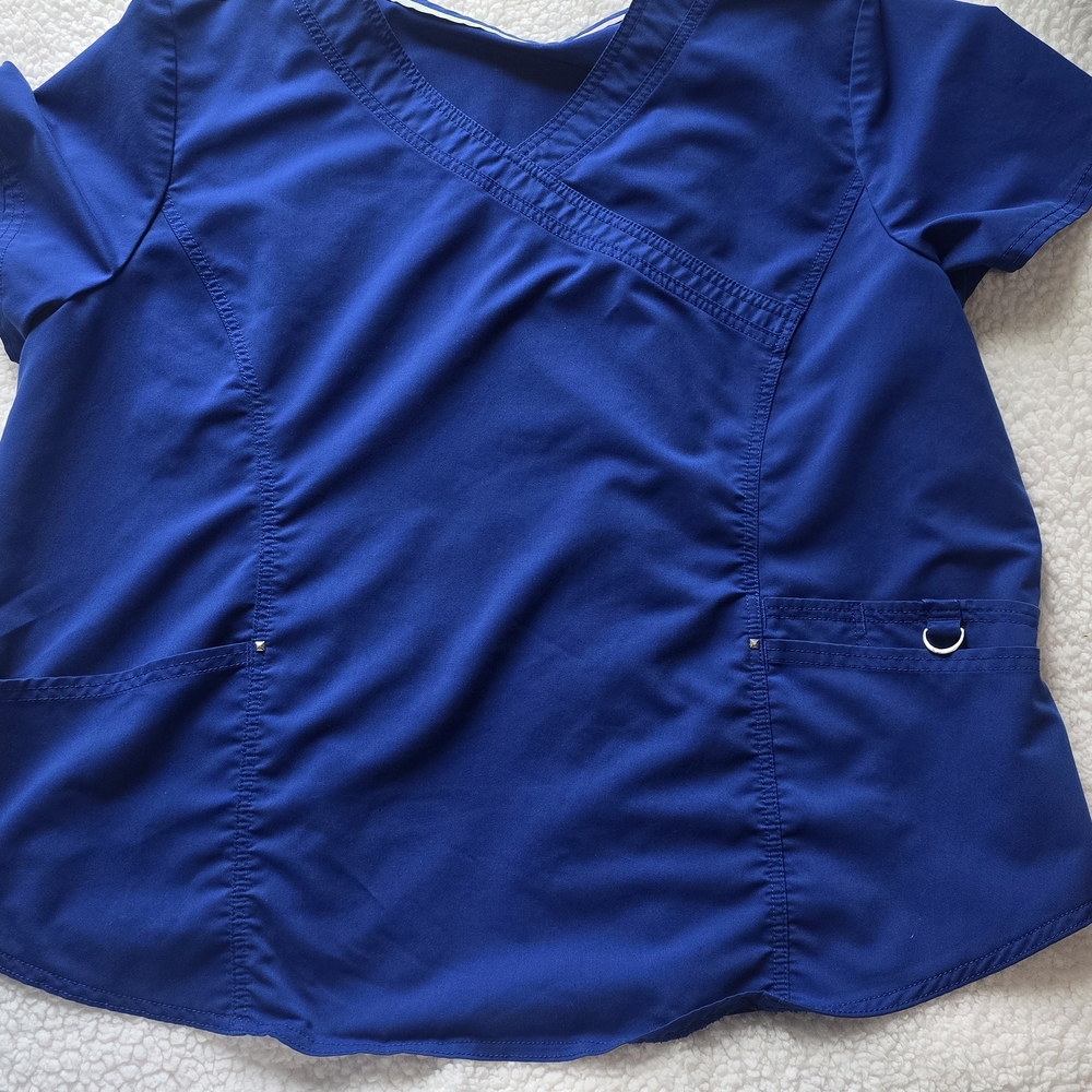 Scrubstar Women's Top in Royal Blue